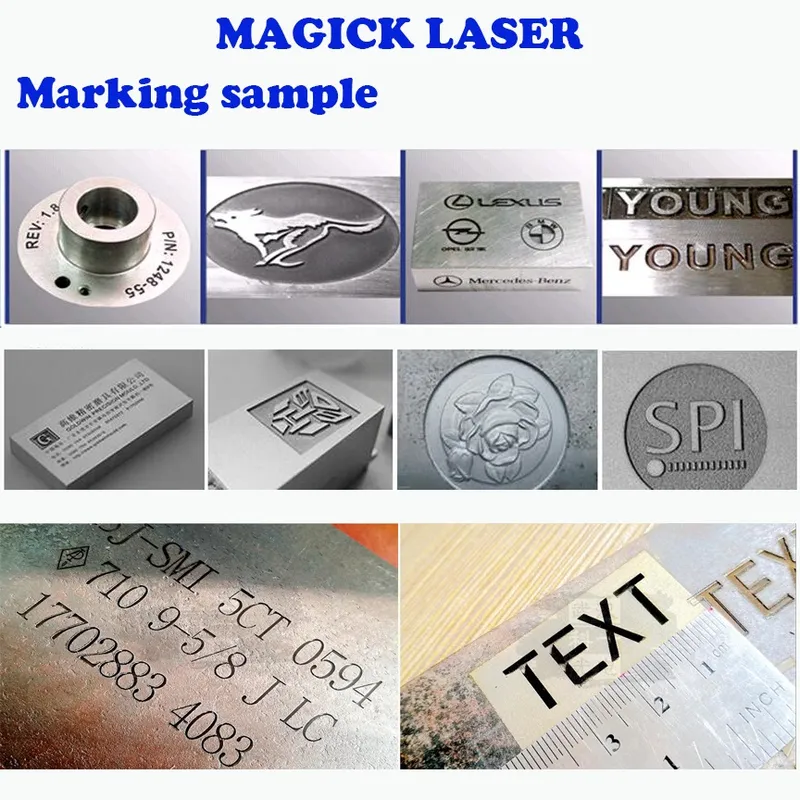 Raycus Laser Fiber Laser Marking Machine for Metal Steel