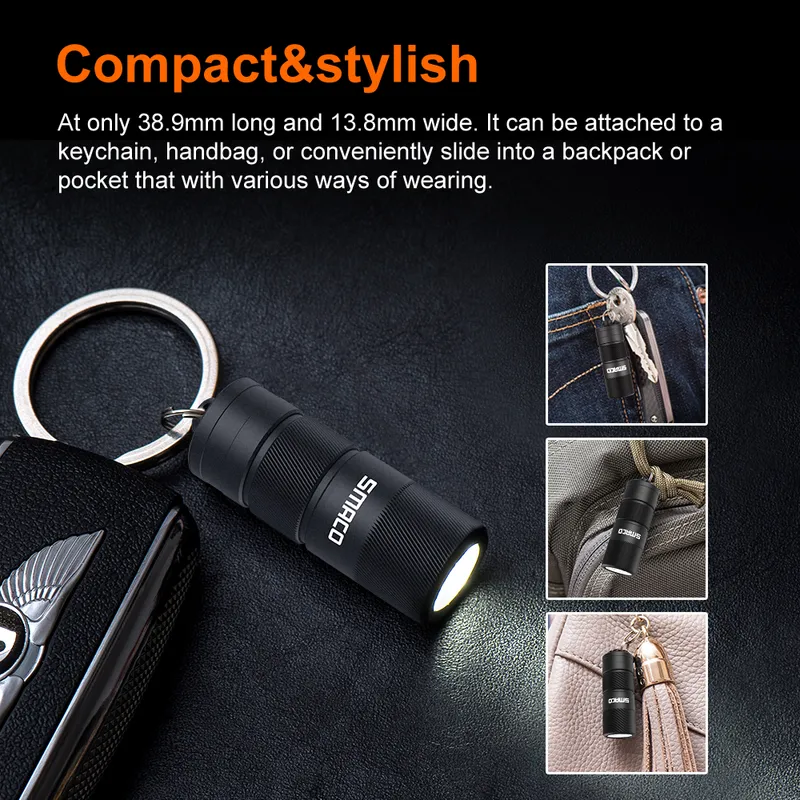 Portable Mini Flashlight USB Direct Charge Small LED Flashlights