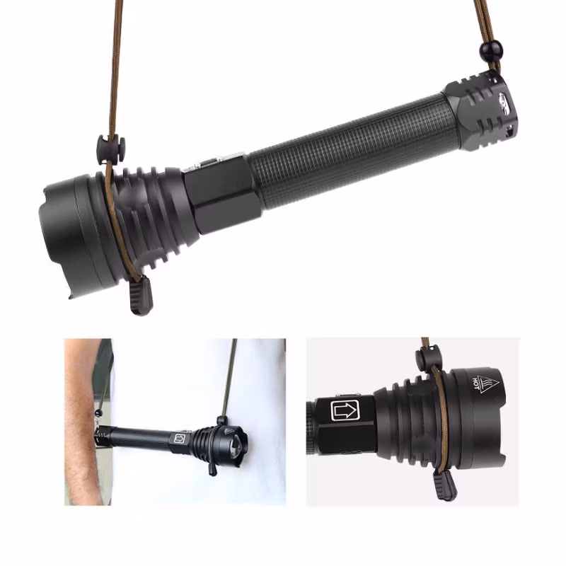 Xhp90 USB Charging Power Display High Brightness Flashlight