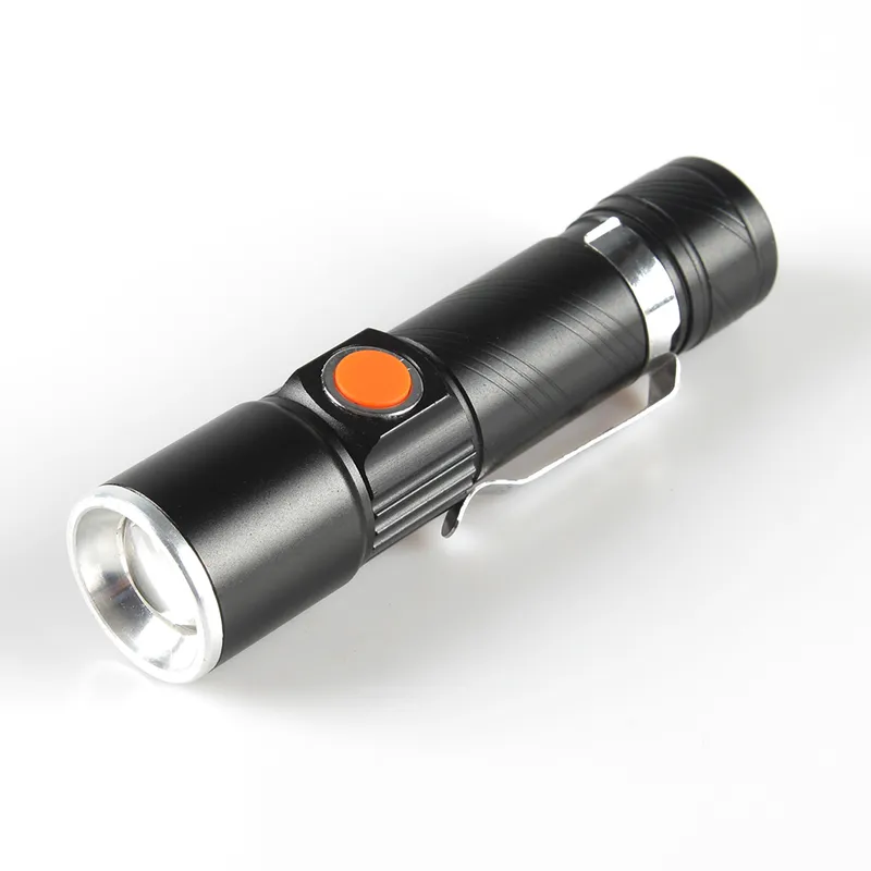 Yichen Zoomable LED Torch and Flashlight with Rechargeable USB