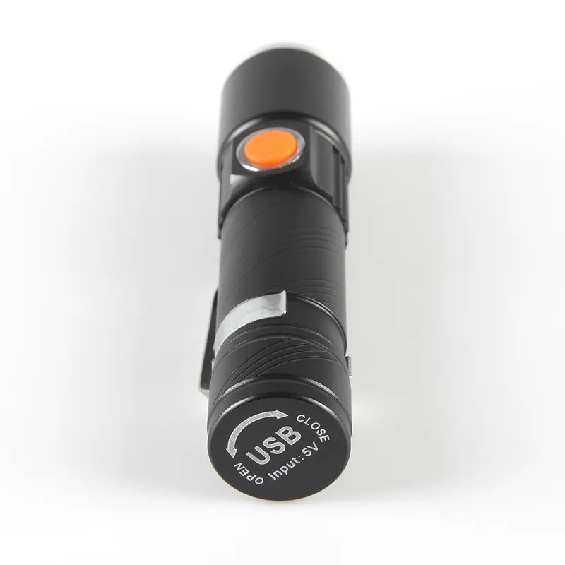 Yichen Zoomable LED Torch and Flashlight with Rechargeable USB