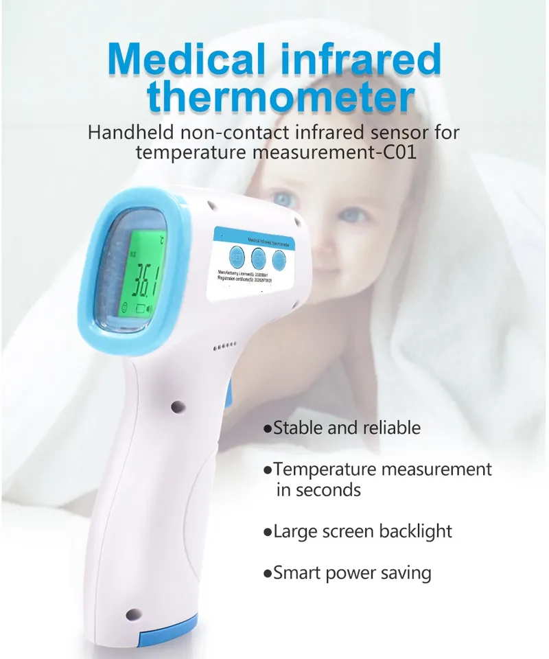 Thermometer for Ear Forehead for Adult Fever Forehead and Ear