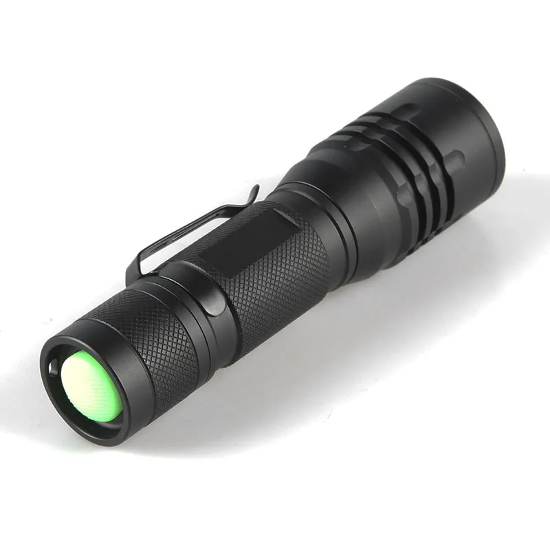 Yichen Zoom 240 Lumen LED Torch & Flashlight with Pocket Clip