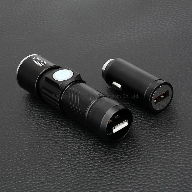 Factory Wholesale Adjustable Focus Xml T6 Camping Hiking Zoom Torch