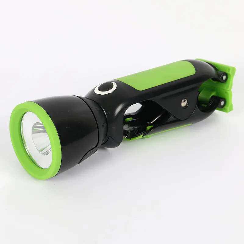 Yichen 3W LED Flashlight Clip Shape with Rotating Head Light