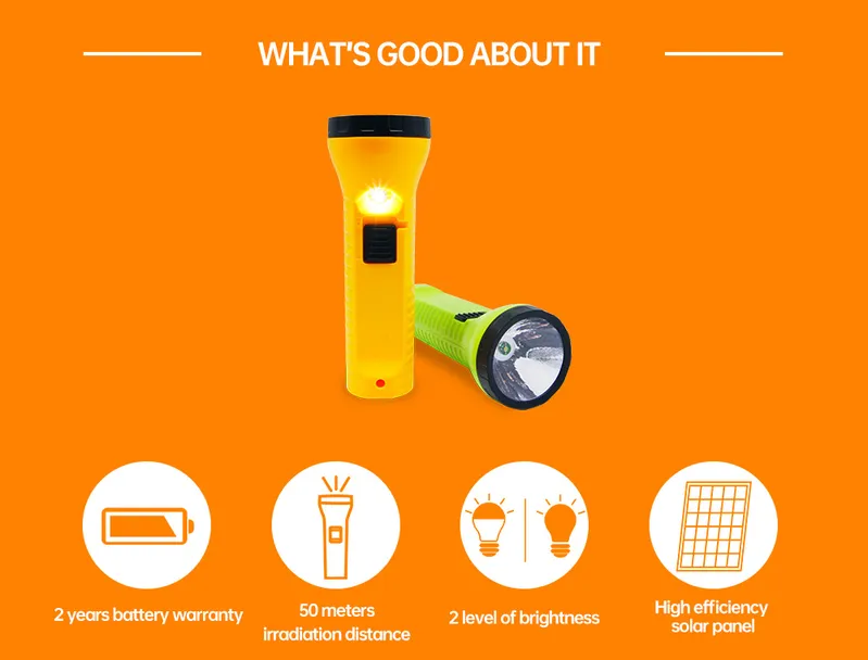 Virus Killing Solar LED Flashlight UVC Ultraviolet Lamps Torch