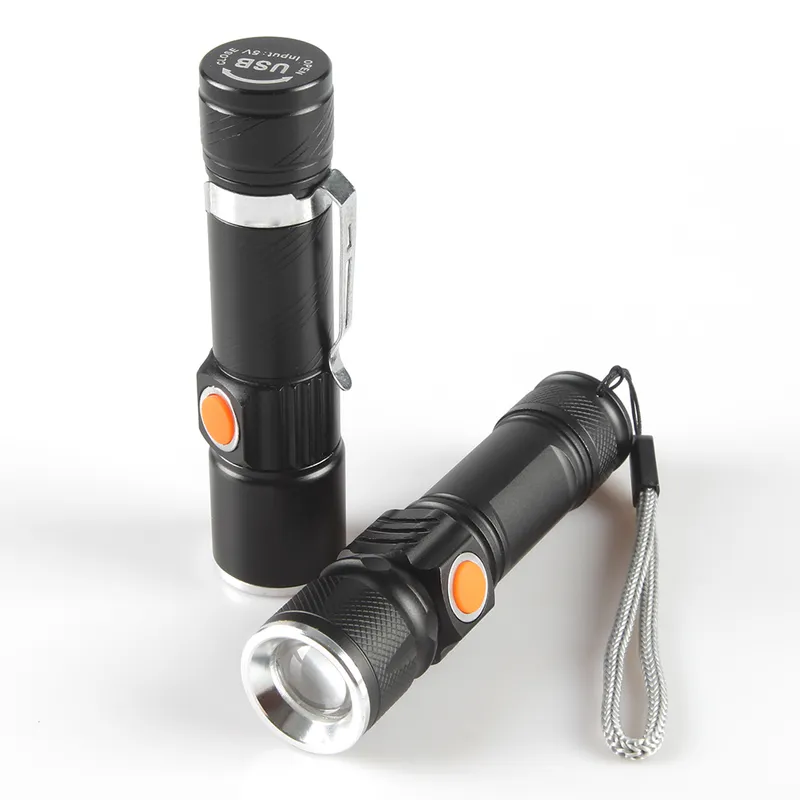 Yichen Zoomable LED Torch and Flashlight with Rechargeable USB