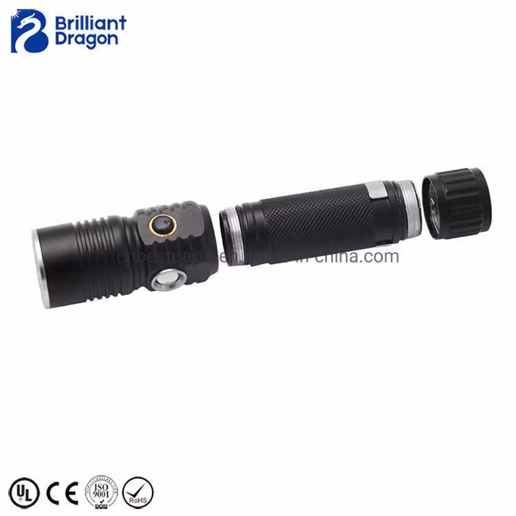 T6 Waterproof High Brightness LED Tactical LED Flashlight