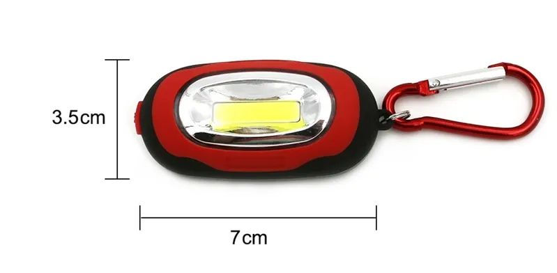 Mini LED Flashlight Portable COB Key Chain LED Work Light