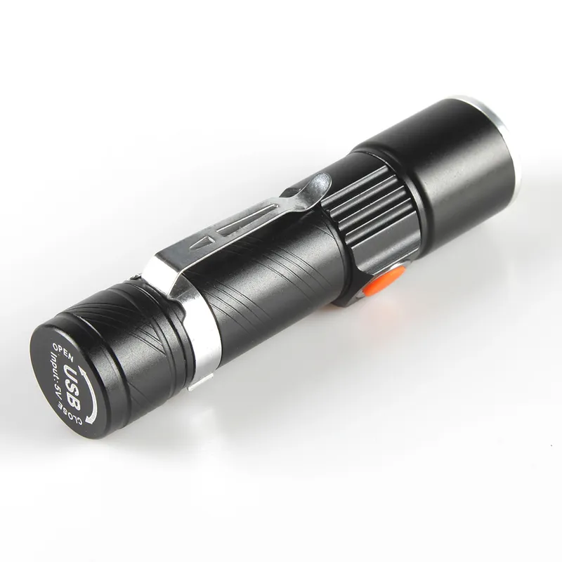 Yichen Zoomable LED Torch and Flashlight with Rechargeable USB