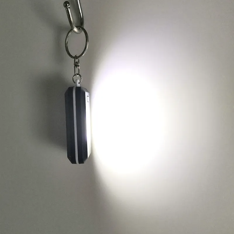 COB LED Worklight Keychain Working Promotional Gift Hiking Inspection Lamp Flashlight