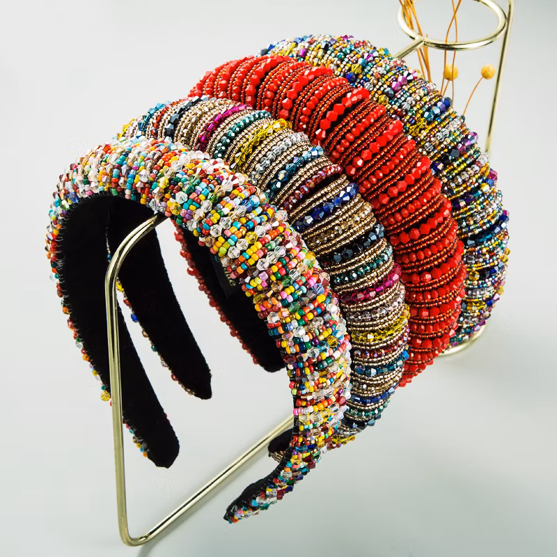 Luxury Designer Headbands Women Rhinestone Jewelled Headband