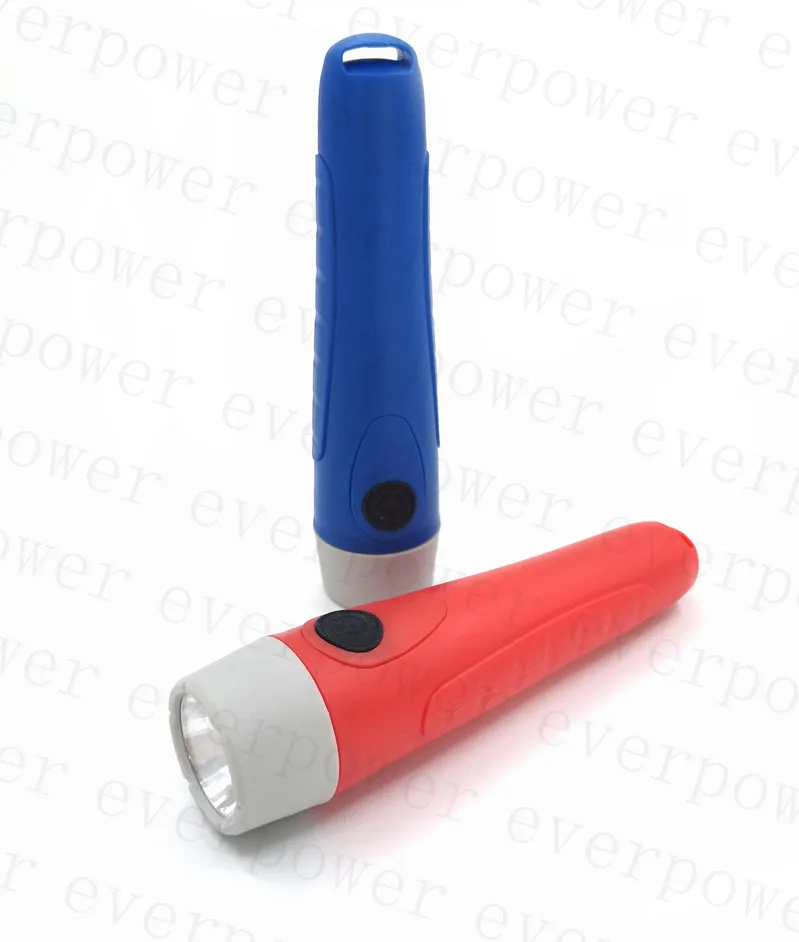 2AA Plastic Portable LED Torch for Promotion