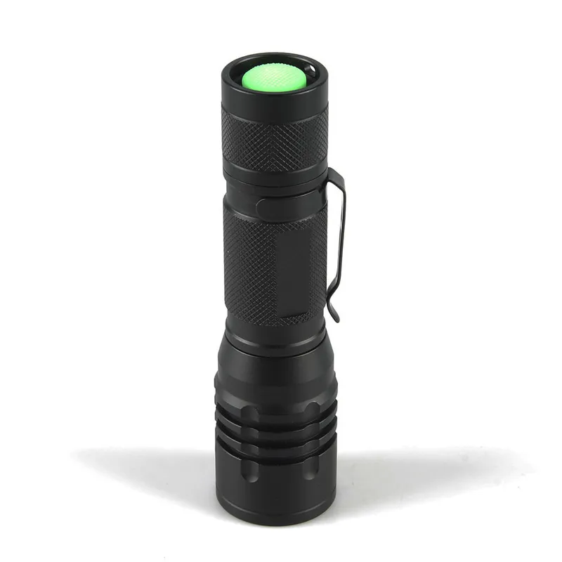 Yichen Zoom 240 Lumen LED Torch & Flashlight with Pocket Clip