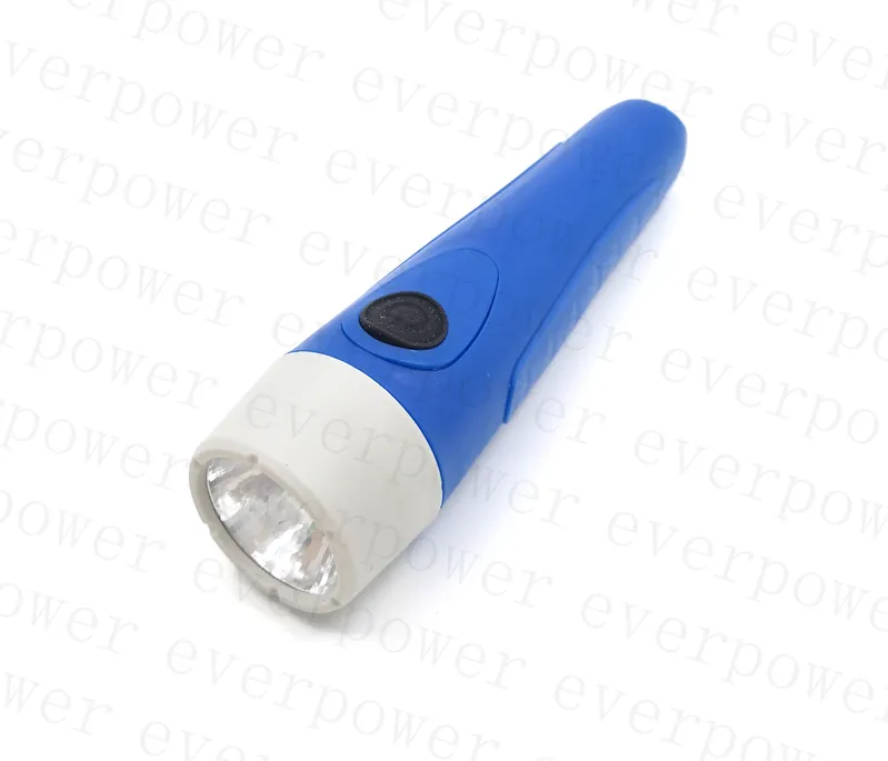 2AA Plastic Portable LED Torch for Promotion