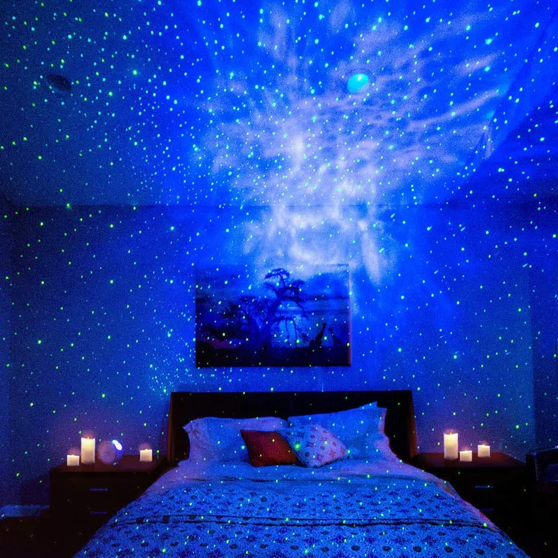 Star Night Light Projector for Kids, LED Star Projector Night Light, Stars on Ceiling Night Light