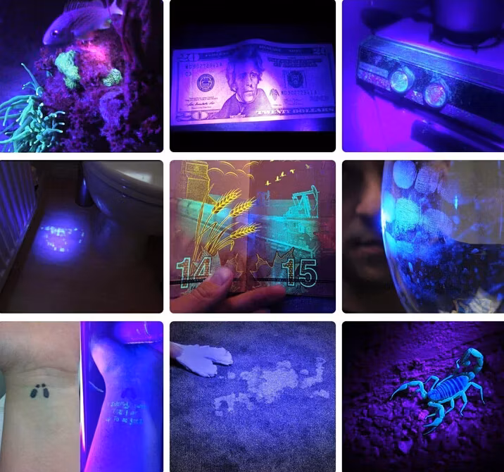 Customized Logo Aluminum Flashlight 9LED Torch