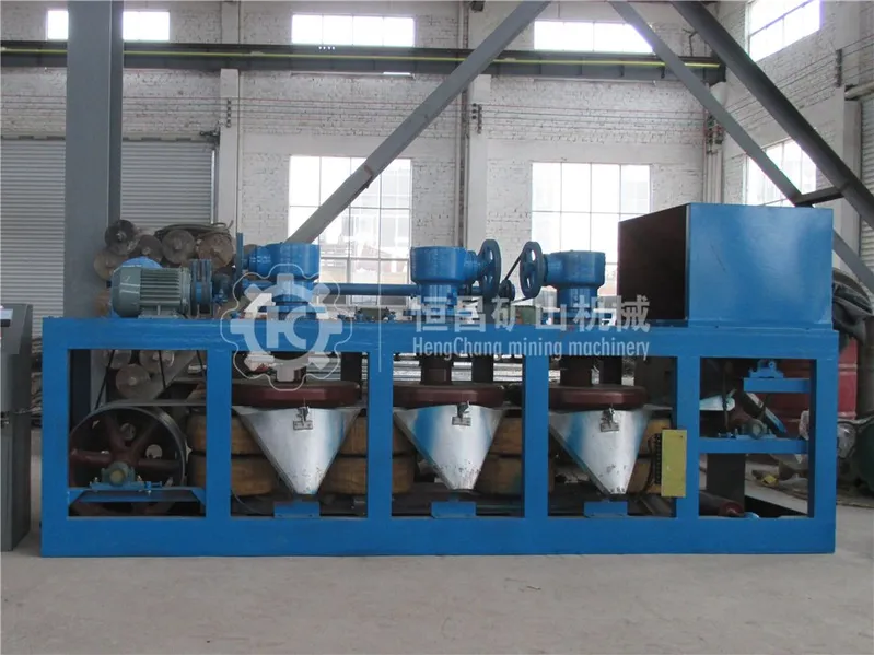 Three Disc Dry Type Magnetic Separator with High Intensity