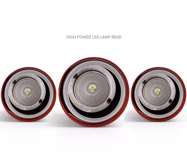 3AAA Folding Light Optical Lens Super Bright LED Flashlight
