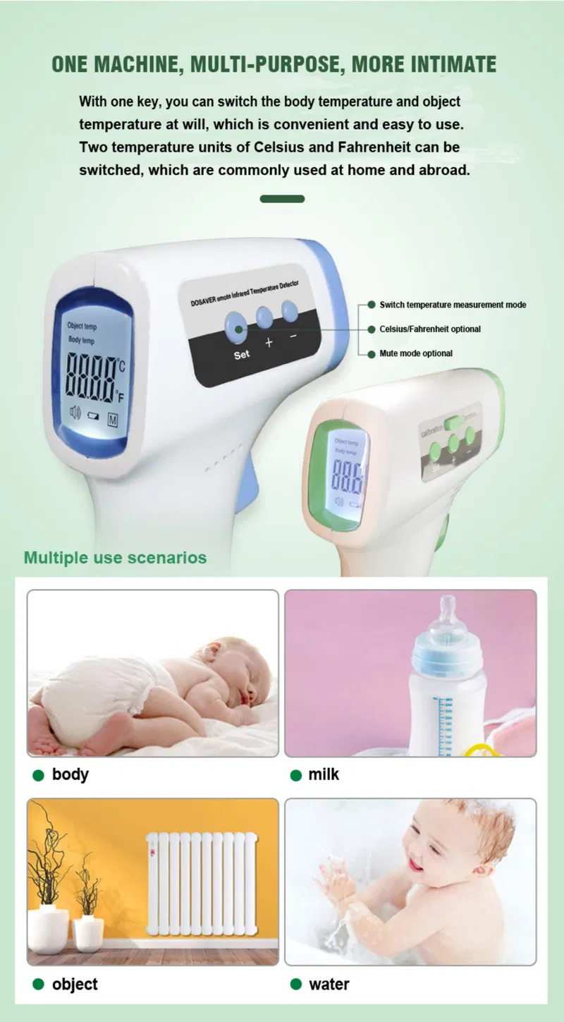 Non Contact Forehead Digital Infrared Forehead Thermometer Forehead