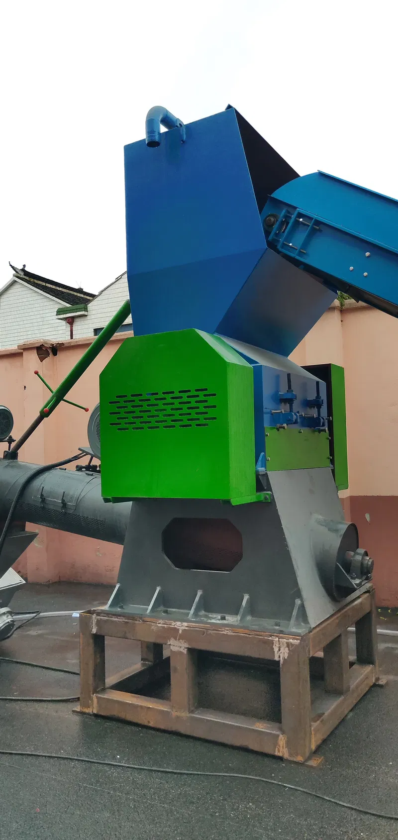 Plastic Film Washing Drying Machine with Squeezing Granules Making System