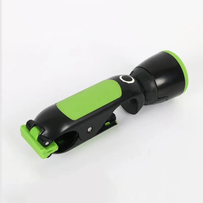 Yichen 3W LED Flashlight Clip Shape with Rotating Head Light