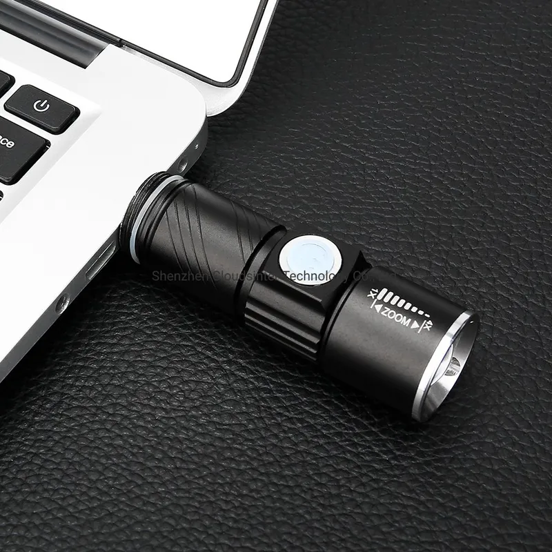 Factory Wholesale Adjustable Focus Xml T6 Camping Hiking Zoom Torch