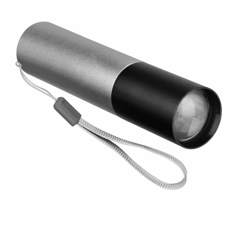 LED Rechargeable Mini Longrange Zoomable Waterproof Flashlight