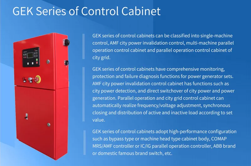 Generator Protection Synchronizing Panels & Control Cabinet ATS Control Panel