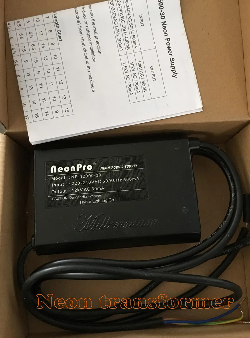 Ce 3kv 7.5kv 10kv 12kv 15kv Neon Transformer