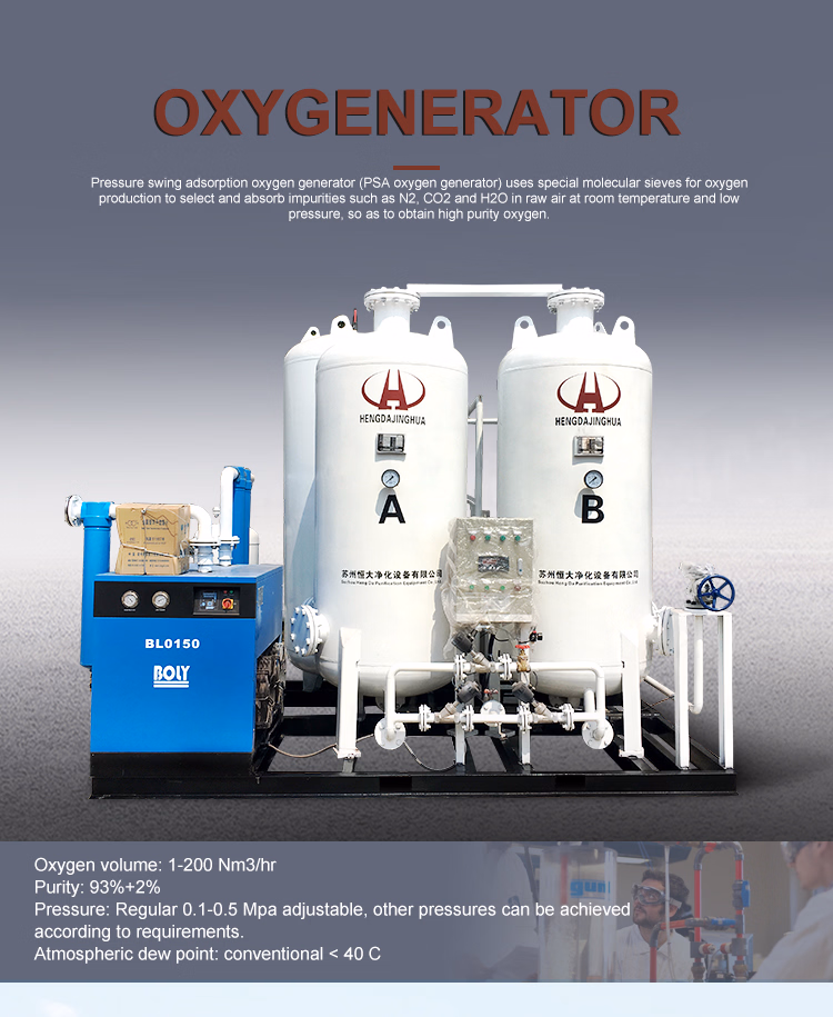 Air Separation Plant Medical Gas Equipments Psa Oxygen Generator (ISO/CE/SGS/ASME)