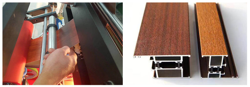 PVC Door Frame Film Wrapping Laminating Machine