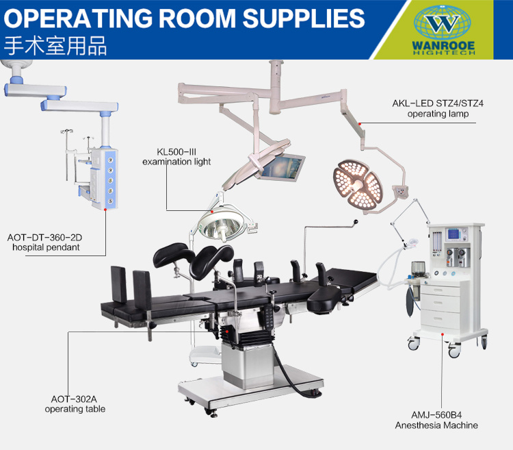 Aot302A Automatic Surgical Hospital Orthopedic Electric Operation Table Price