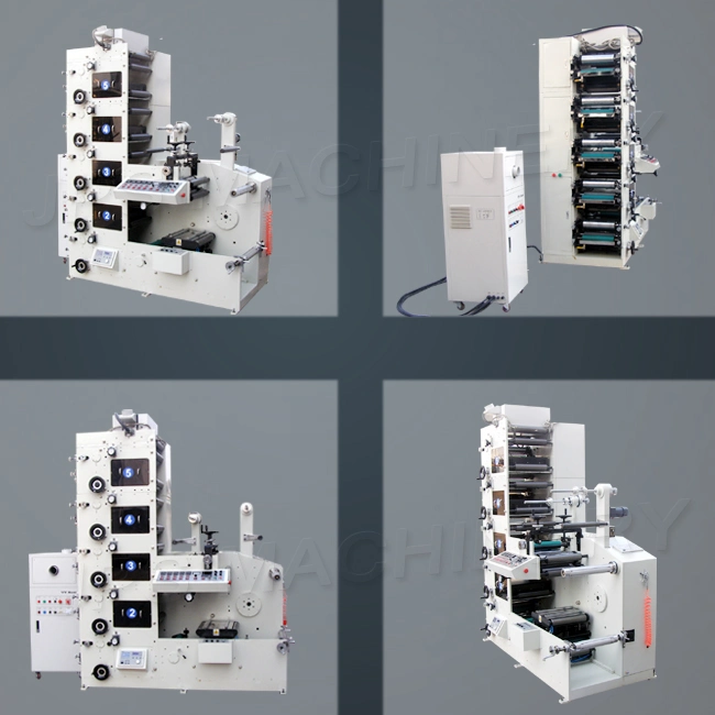 Five Color Laminating Rotary Die Cutting Machine Printing Machine for Self-Adhesive Film Label Sticker Roll