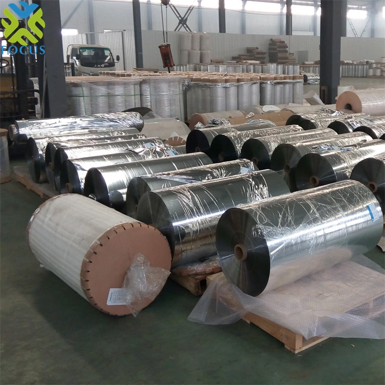 Opaque Plastic Film Roll Laminating Film Metallized Pet Aluminum Foil Coating PE Film