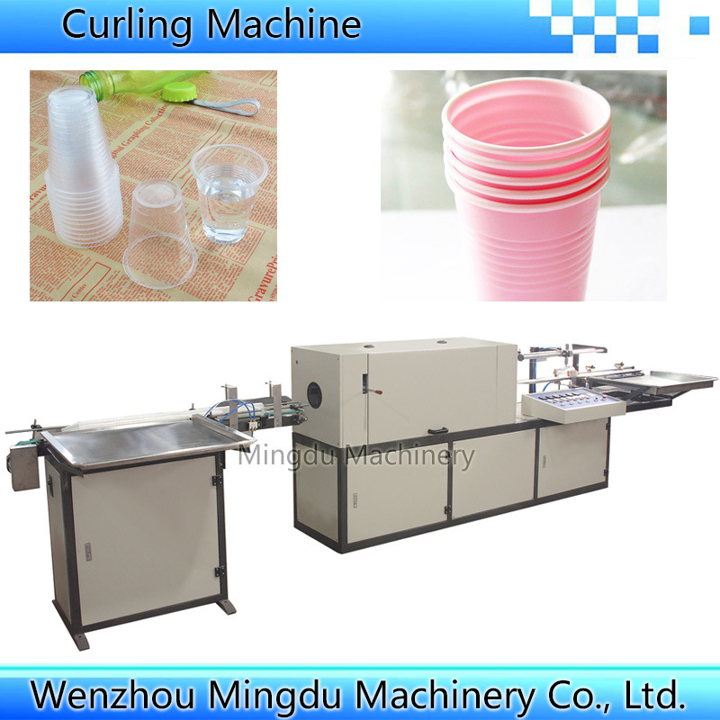 Automatic Rolling Machine for Plastic Cup Lip/Rim
