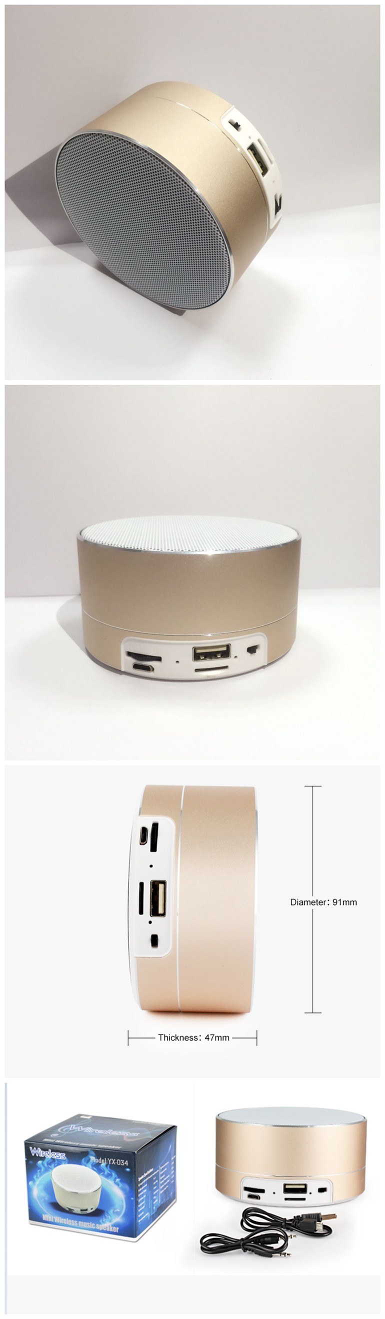 Wholesale Made in China Hot Selling OEM Wireless Mini Bluetooth Speaker