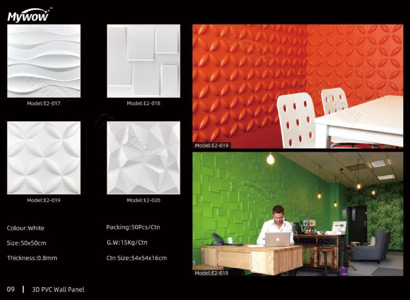 MyWow Bulkbuy 3D Wall Panel Home Decoration