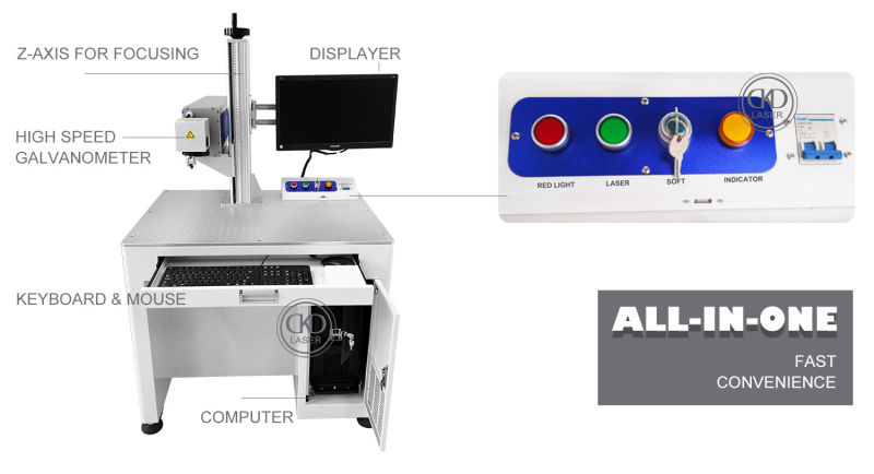 CO2 Laser Marking Engraving Cutting Machine for Wood Jeans