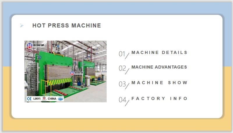 Furniture Plywood Hot Press for Plywood Pressing Machine