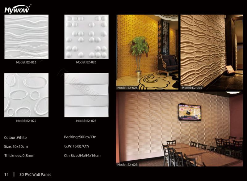 MyWow Bulkbuy 3D Wall Panel Home Decoration