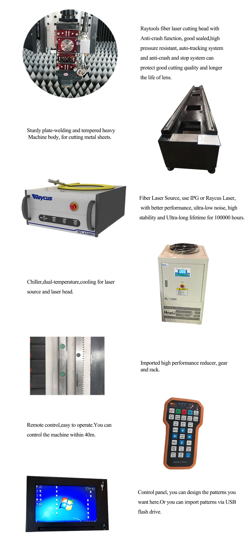 Kh-P6020 Fiber Laser Cutting Machine Fabric Cutting Machine Production Machine