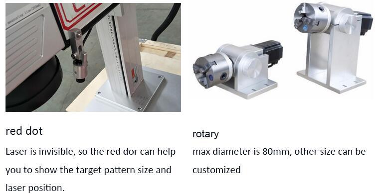 20W 30W Portable Raycus Ipg Fiber Laser Engraving Machine Price