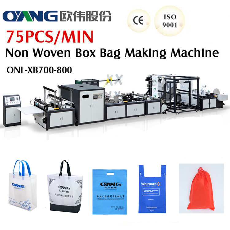 Modern Design Non Woven Box Bag Making Machine