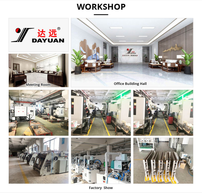 Dayuan Cc880&Cc1080 Paper Cup and Plate Blank Punching Machine for Diet Tool