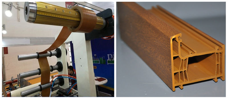 PVC Door Frame Film Wrapping Laminating Machine