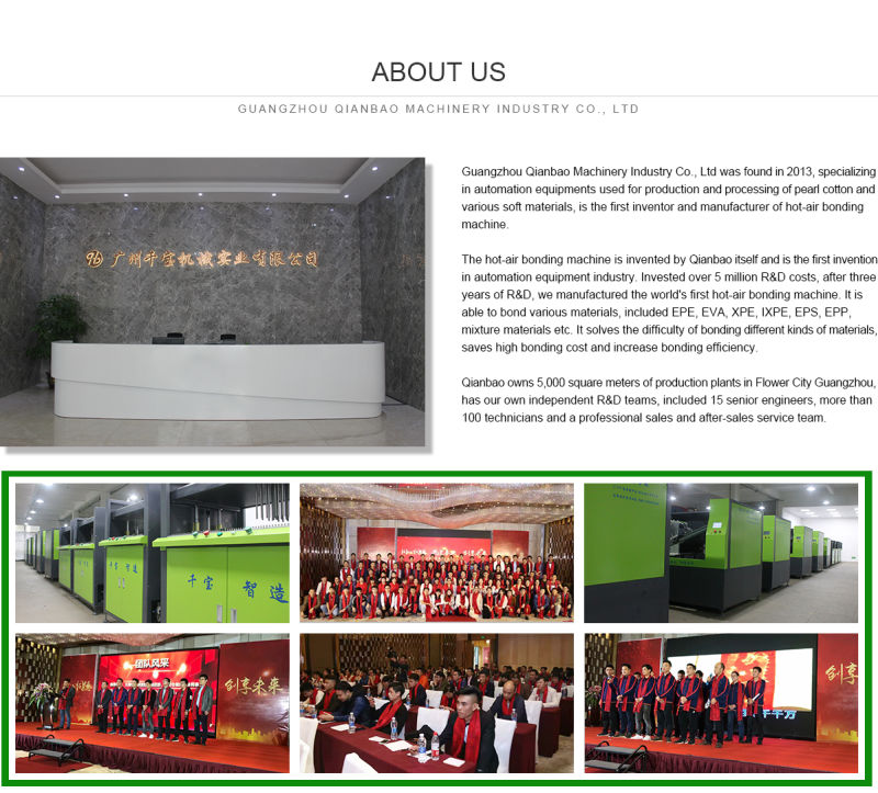 EPE XPE EPP EPS Foam Hot Air Automatic Thermal Laminating Machine Foam Laminator