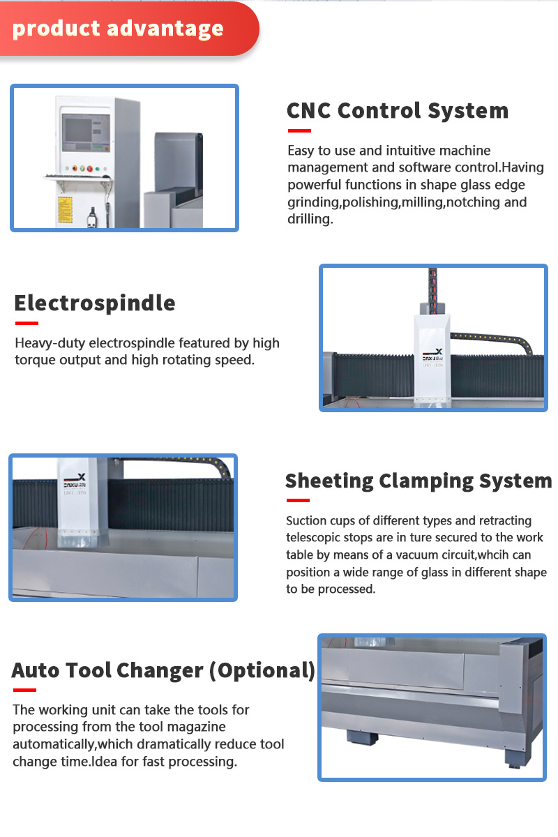 Wholesale Zxx-C3018 CNC Automatic Glass Machining Center