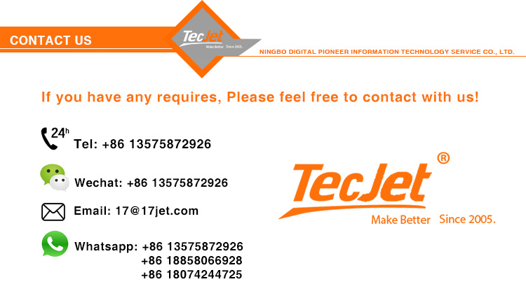 Tecjet S 1671 Dx7 Manufactory Direct Sale Digital PVC Large Format Printer