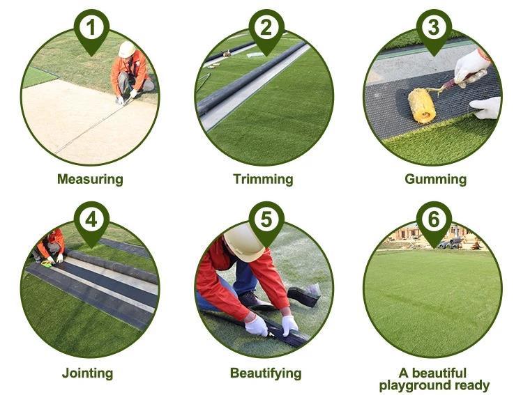 2020 Super Quality C Shape Football Field Artificial Turf